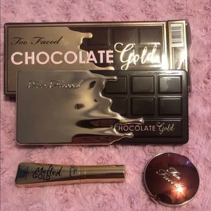 Too faced chocolate gold set
